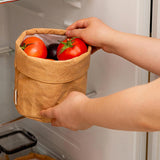 3PCS Waterproof Kraft Paper Gift Bags Durable Storage Bags