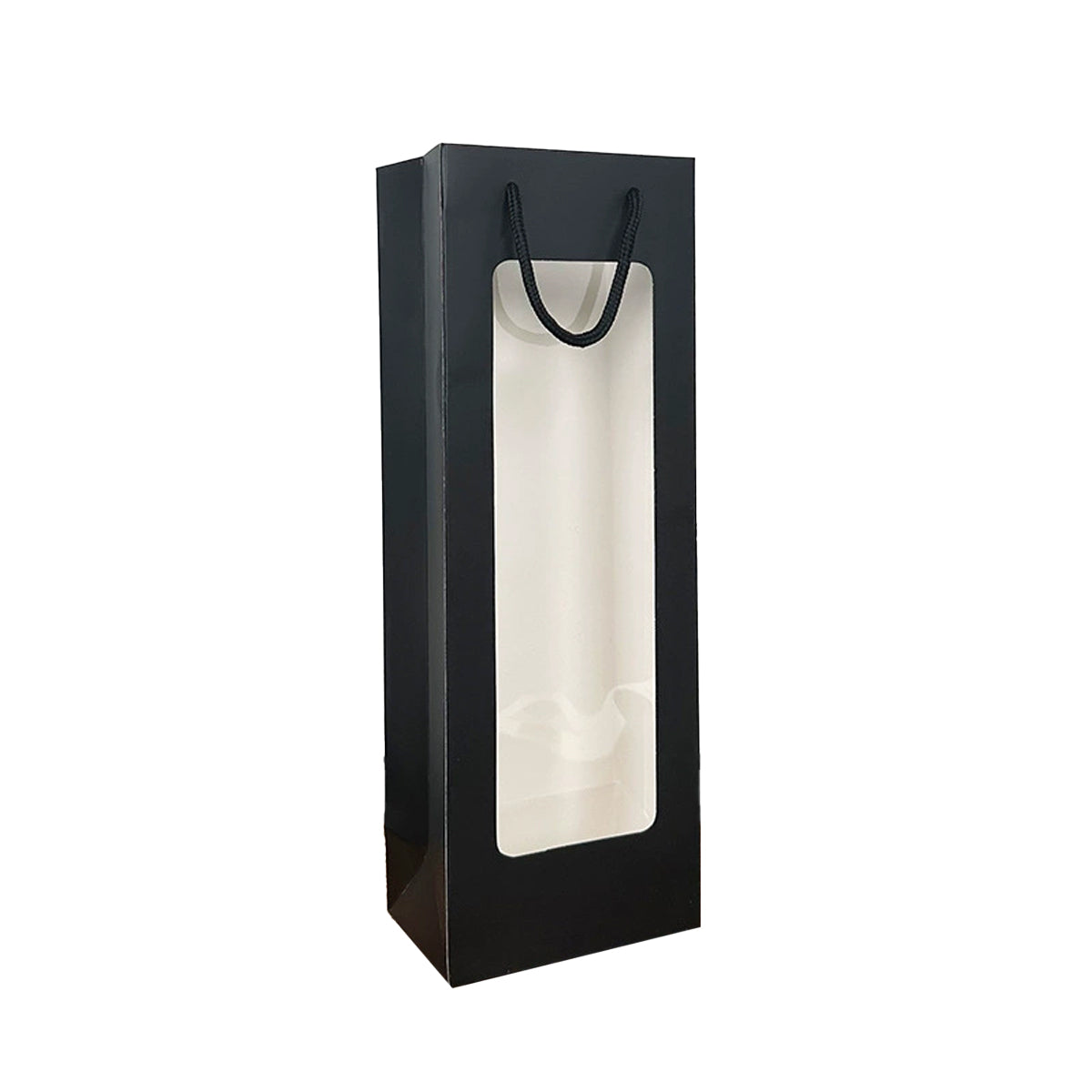 30PCS Wine Gift Bags with Clear Window Drawstring Bottle Bags