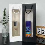 30PCS Wine Gift Bags with Clear Window Drawstring Bottle Bags