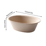 50PCS Paper Bowls Food-Grade Soup Noodle Snack Bowls