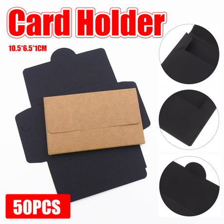 50PCS Membership Card Paper Envelope Gift Packaging for Cards Invitations