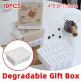 10PCS Eco Friendly Disposable Pulp Gift Boxes for Wedding Party