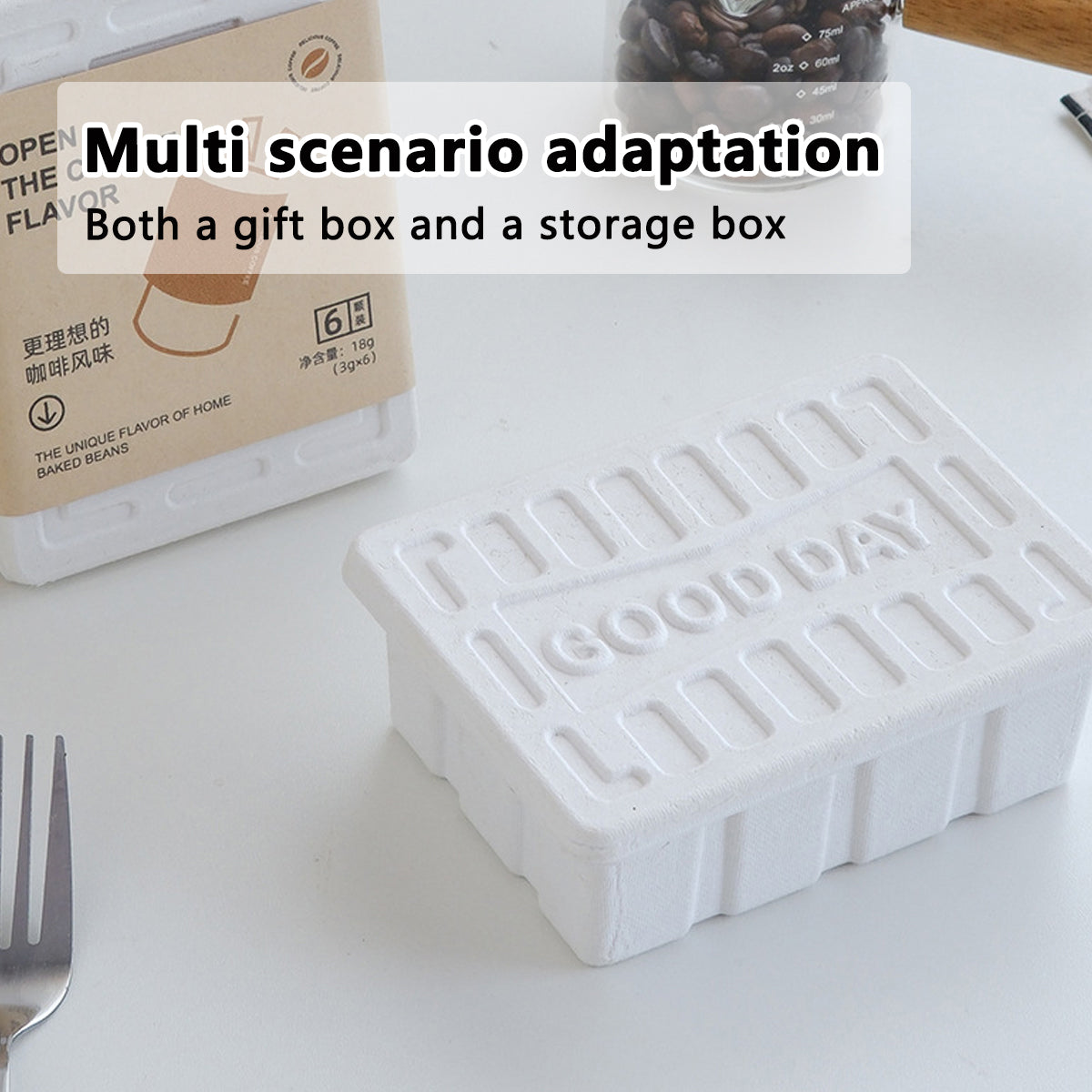 10PCS Eco Friendly Disposable Pulp Gift Boxes for Wedding Party