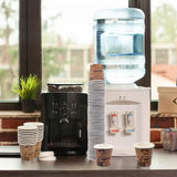 300PCS 50ml Mini Disposable Paper Cups Coffee Print Party Use