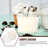 50PCS Baking Paper Cups with Lids Food-Grade Heat Resistant