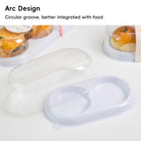 50PCS Food-Grade Clear Pastry Gift Boxes for Cake Cookie Muffin Display