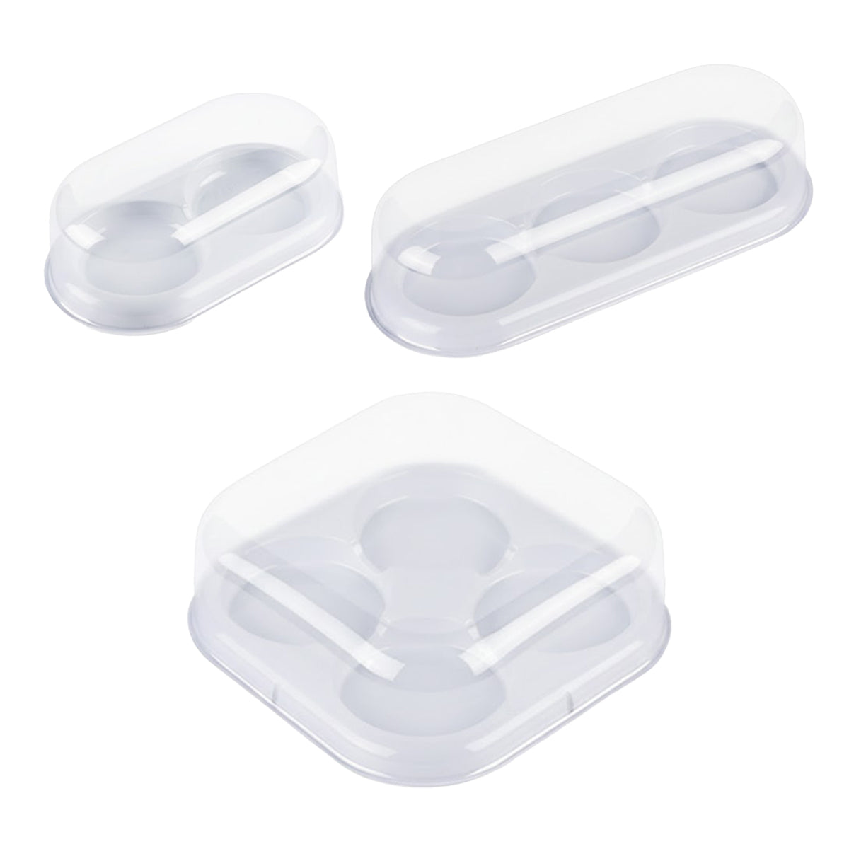 50PCS Food-Grade Clear Pastry Gift Boxes for Cake Cookie Muffin Display