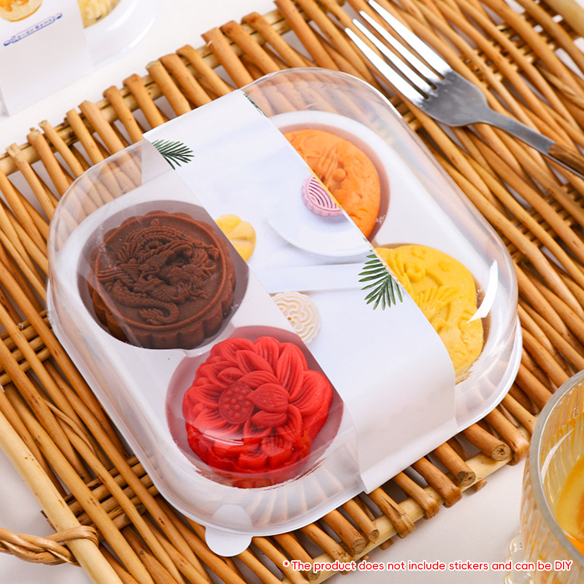 50PCS Food-Grade Clear Pastry Gift Boxes for Cake Cookie Muffin Display