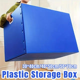 Plastic Storage Box Large Foldable Waterproof Organiser with Handles