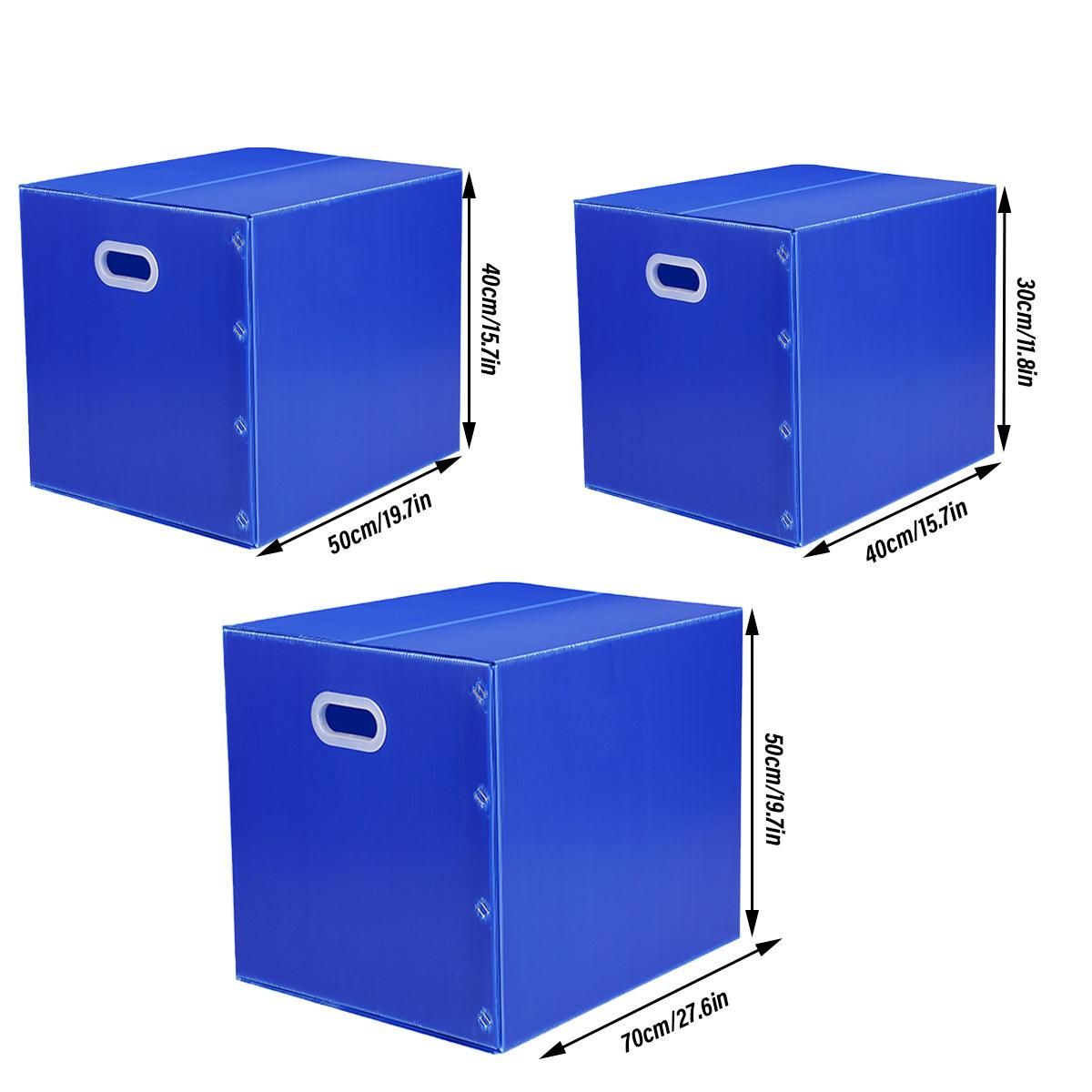 Plastic Storage Box Large Foldable Waterproof Organiser with Handles