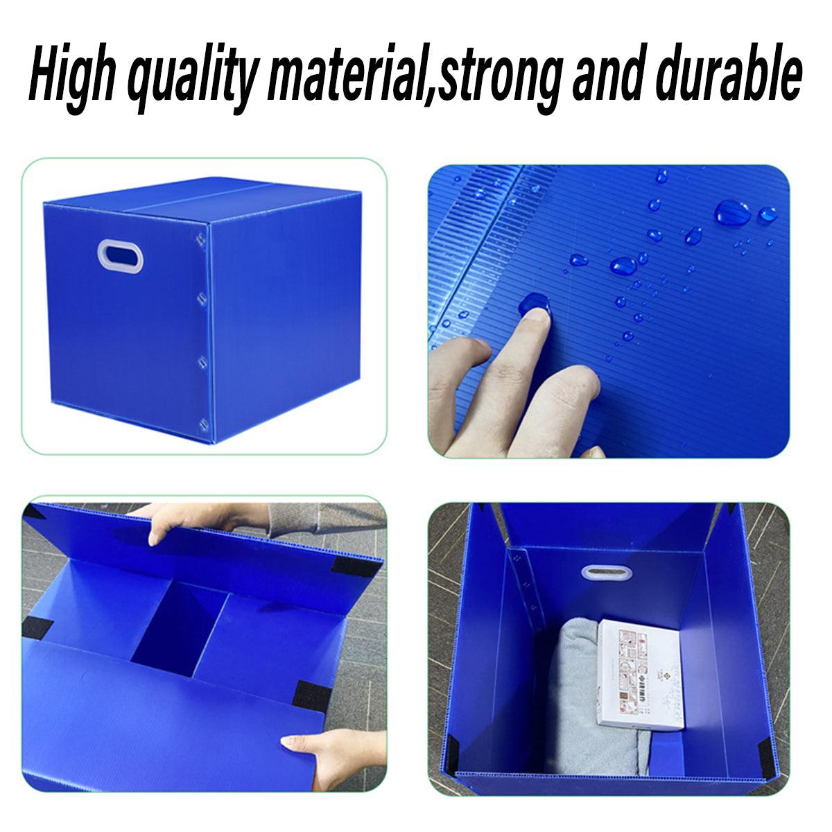 Plastic Storage Box Large Foldable Waterproof Organiser with Handles