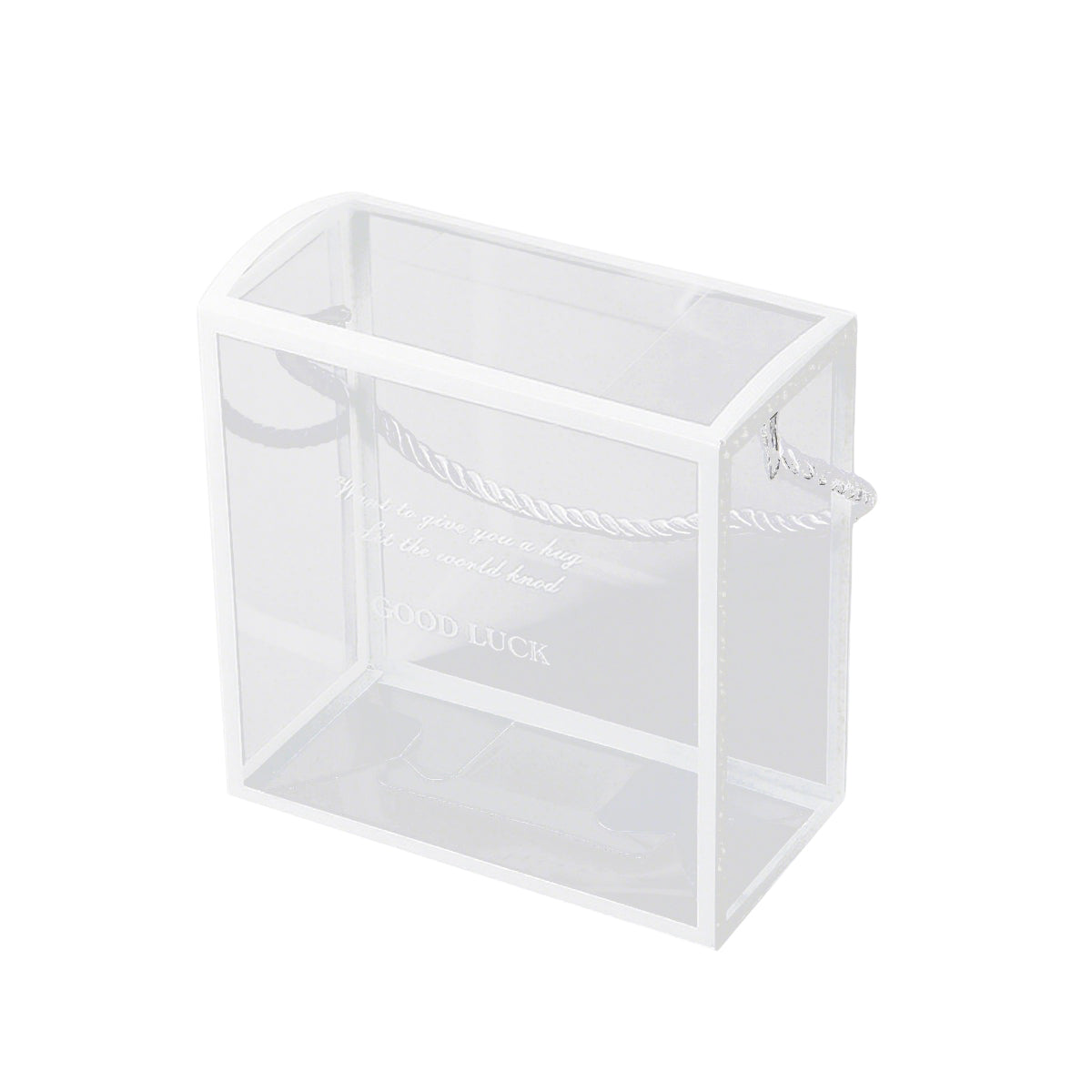 20PCS PVC Transparent Handheld Gift Bags Clear for Presents