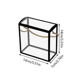 20PCS PVC Transparent Handheld Gift Bags Clear for Presents