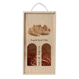 Wooden Wine Box Durable Exquisite Packaging Case for Wine Storage