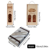 Wooden Wine Box Durable Exquisite Packaging Case for Wine Storage