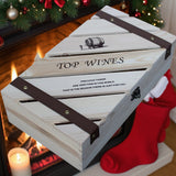 Wooden Wine Box Durable Exquisite Packaging Case for Wine Storage