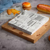 50PCS Oil Proof Hamburger Wrapping Paper Food Grade for Sandwiches Snacks