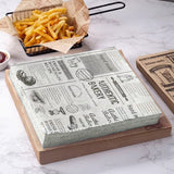 50PCS Oil Proof Hamburger Wrapping Paper Food Grade for Sandwiches Snacks