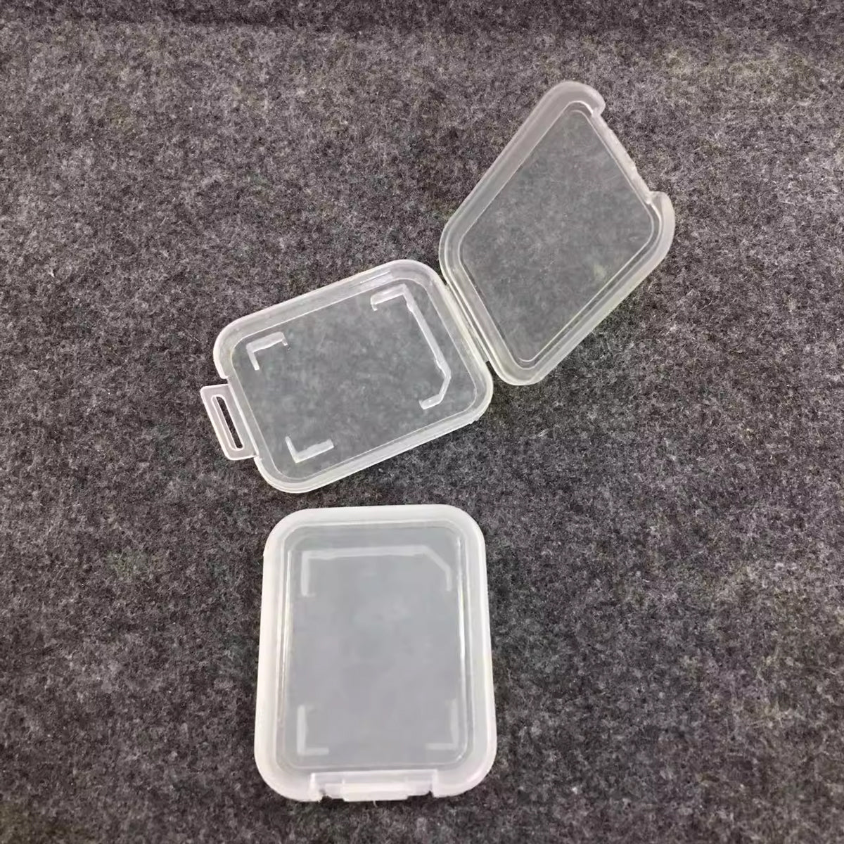 20 PCS Plastic SD Card Storage Case Dustproof Design for Memory Card Organizing