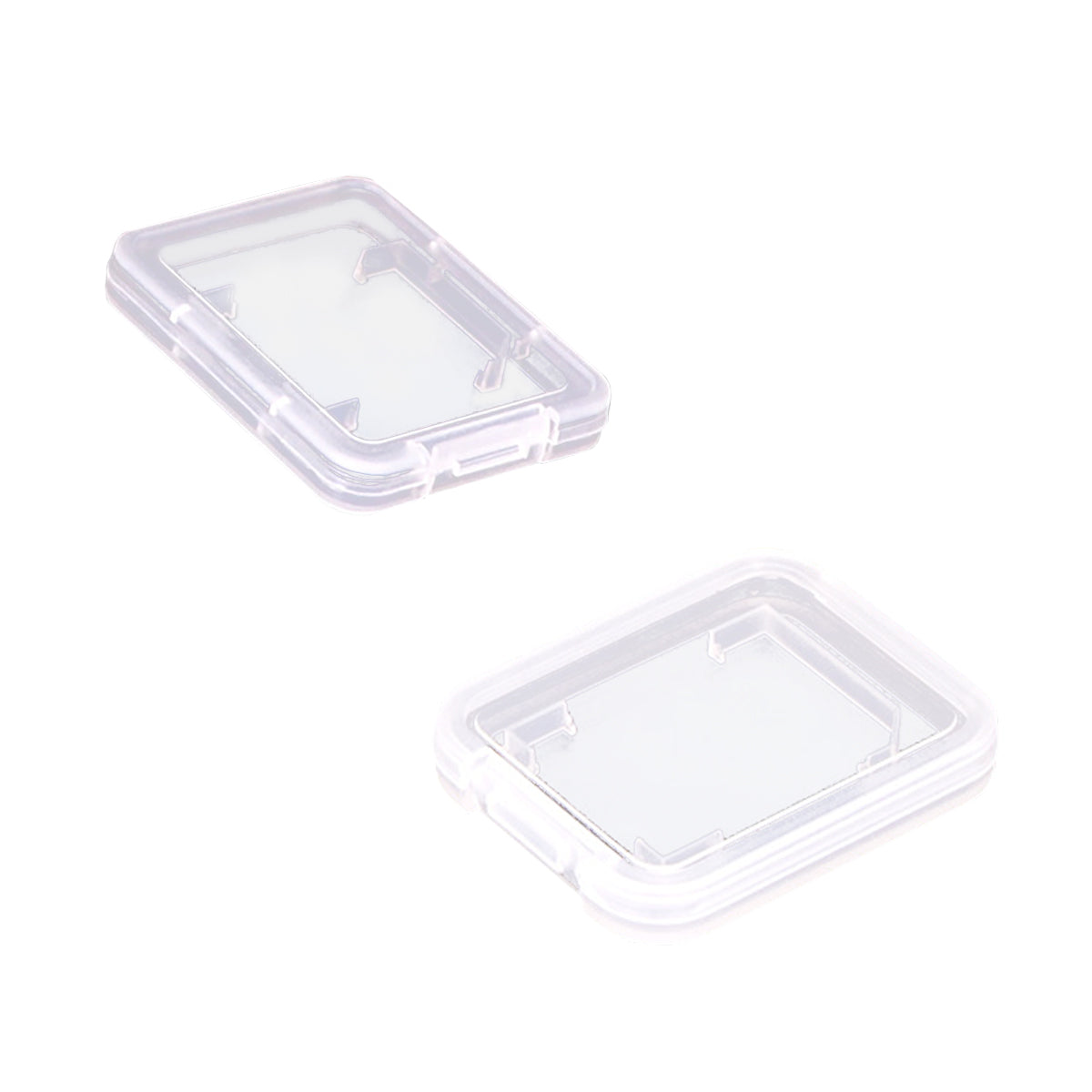 20 PCS Plastic SD Card Storage Case Dustproof Design for Memory Card Organizing