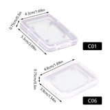 20 PCS Plastic SD Card Storage Case Dustproof Design for Memory Card Organizing