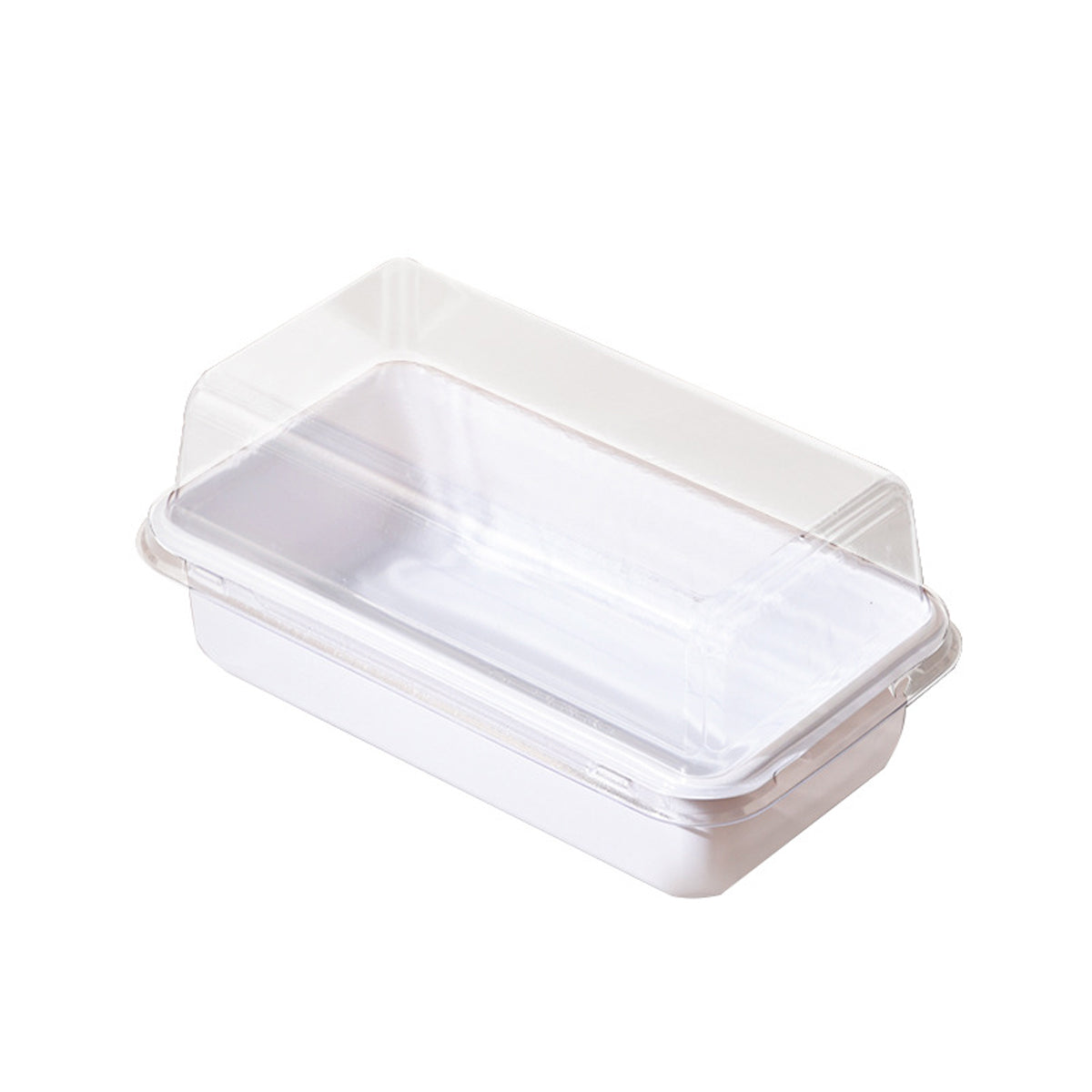 100PCS Clear Sandwich Bento Boxes Food Grade Meal Prep Storage Containers