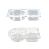 50PCS Disposable Takeaway Sauce Containers Food Grade with Lids