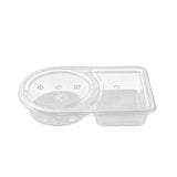 50PCS Disposable Takeaway Sauce Containers Food Grade with Lids