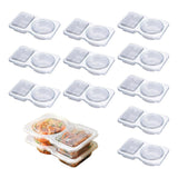 50PCS Disposable Takeaway Sauce Containers Food Grade with Lids