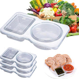 50PCS Disposable Takeaway Sauce Containers Food Grade with Lids