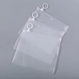 50 Pcs Clear Pull Tab Organizer Bags Daily Essentials Transparent