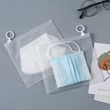 50 Pcs Clear Pull Tab Organizer Bags Daily Essentials Transparent