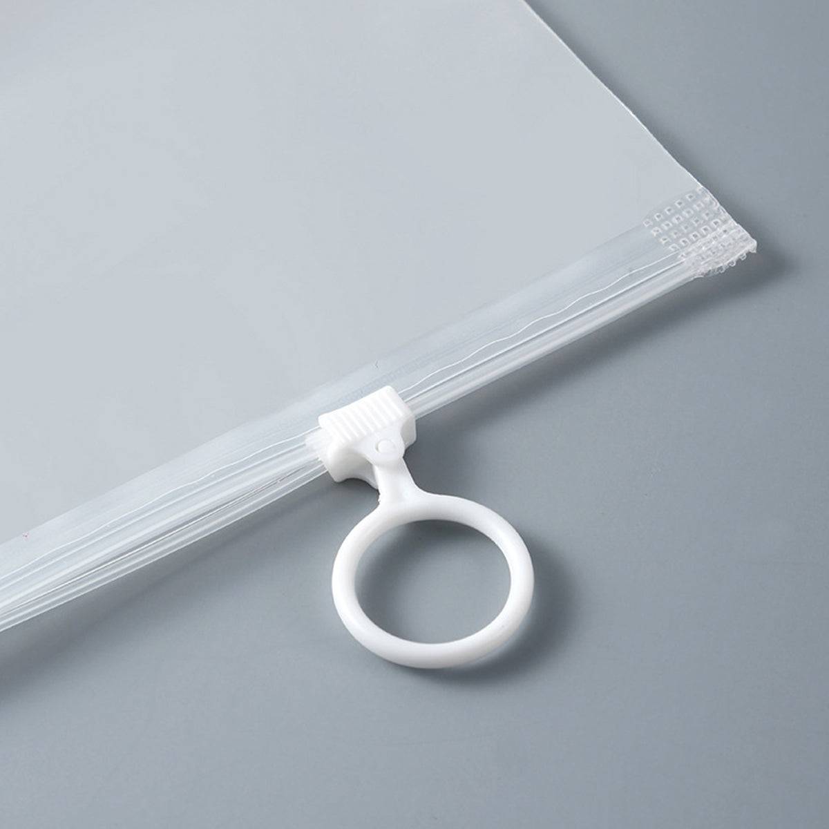 50 Pcs Clear Pull Tab Organizer Bags Daily Essentials Transparent