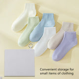 50 Pcs Clear Pull Tab Organizer Bags Daily Essentials Transparent