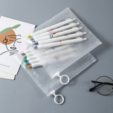 50 Pcs Clear Pull Tab Organizer Bags Daily Essentials Transparent