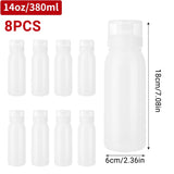 Squeeze Sauce Bottle Multi Hole 380ml 8PCS