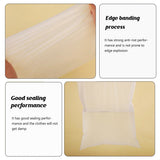 50pcs Frosted Transparent Drawstring Travel Storage Bags