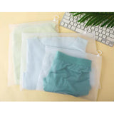 50pcs Frosted Transparent Drawstring Travel Storage Bags