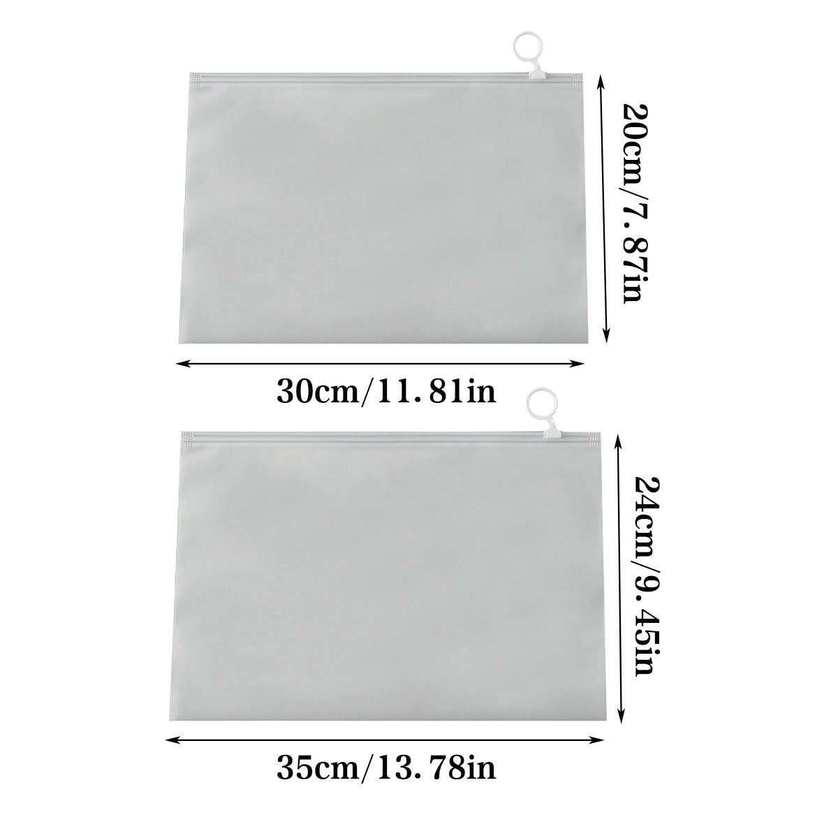 50pcs Frosted Transparent Drawstring Travel Storage Bags