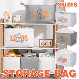 Large Foldable Storage Bag for Clothes Toys Blankets