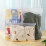 50PCS Zipper Storage Bags Waterproof Dustproof Clothes Organizer