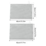 50PCS Zipper Storage Bags Waterproof Dustproof Clothes Organizer