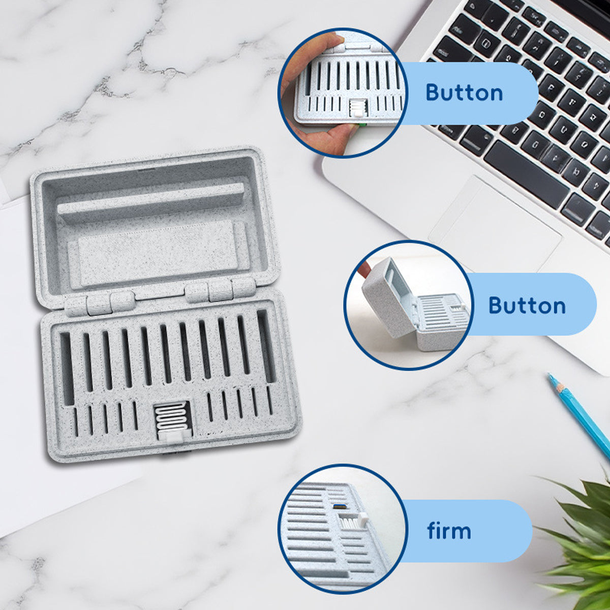 Multi Function SIM Card Memory Card Storage Box Waterproof Shockproof Portable