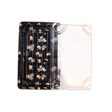 Disposable Transparent Plastic Sushi Salmon Packaging Box Food Grade 50PCS