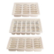Takeaway Containers Food-Grade Plastic 15-Grid 50 Pieces with Lids