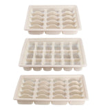 Takeaway Containers Food-Grade Plastic 15-Grid 50 Pieces with Lids