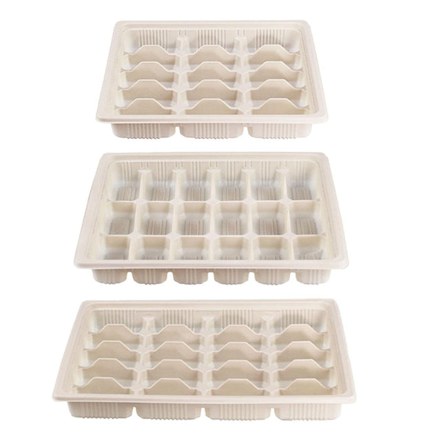 Takeaway Containers Food-Grade Plastic 15-Grid 50 Pieces with Lids