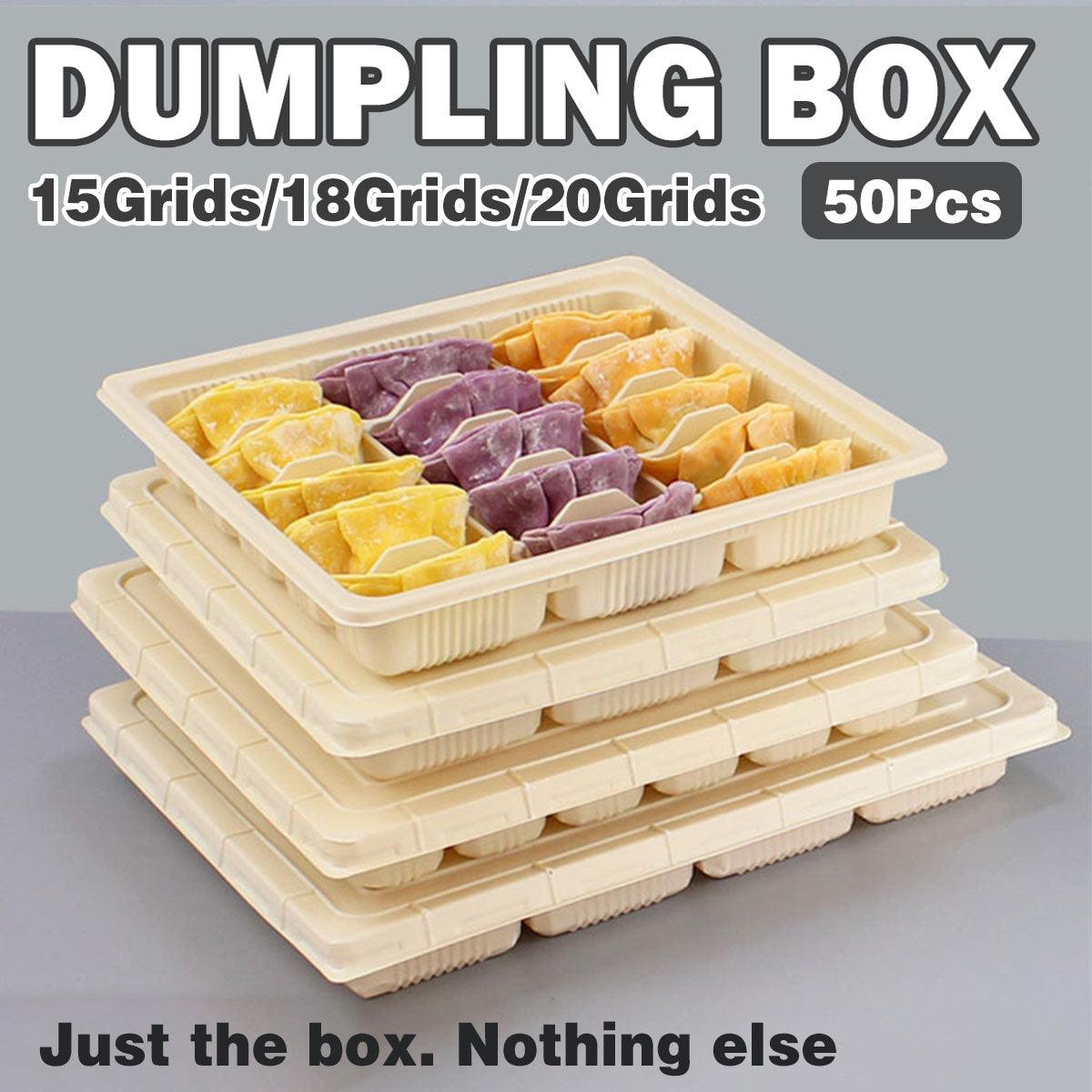 Takeaway Containers Food-Grade Plastic 15-Grid 50 Pieces with Lids