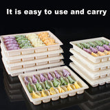 Takeaway Containers Food-Grade Plastic 15-Grid 50 Pieces with Lids
