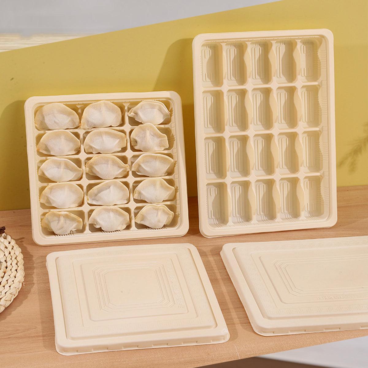 Takeaway Containers Food-Grade Plastic 15-Grid 50 Pieces with Lids